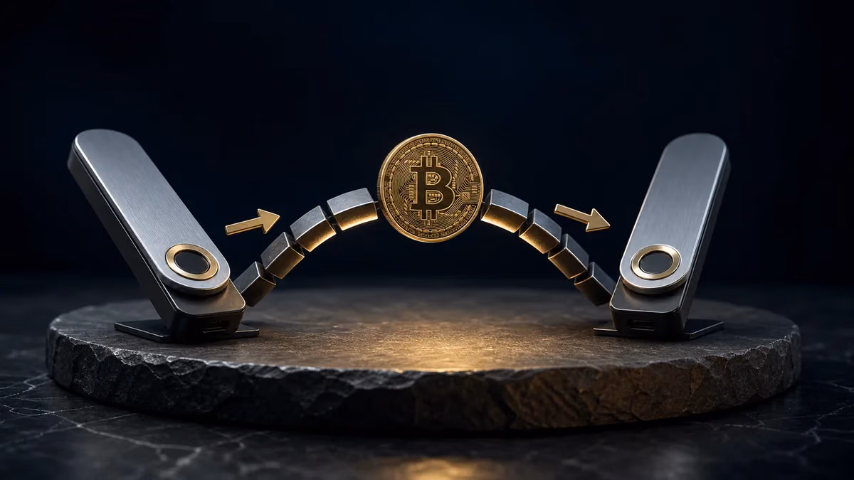 Transferencia de Bitcoin entre monederos para depositar y retirar en un casino
