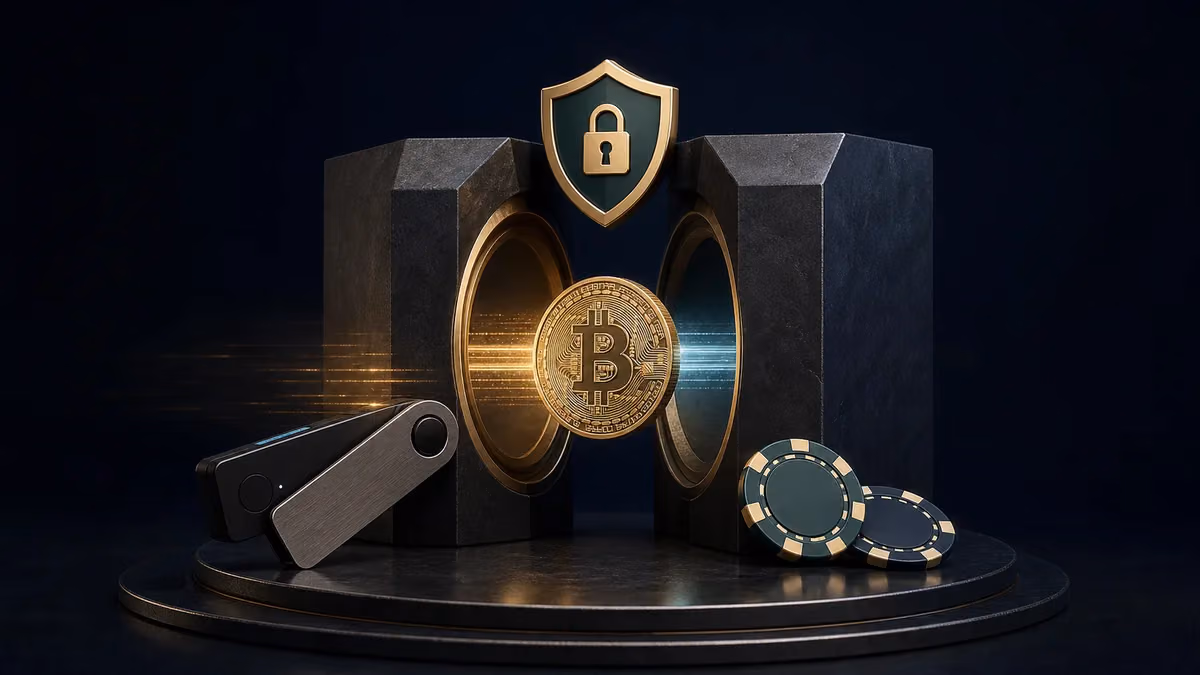 Bitcoin pasa de un monedero a un casino protegido en una explicación de los criptocasinos